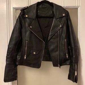 BLANK NYC Faux Leather Moto Jacket